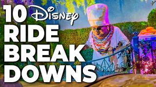 Top 10 Disney Fails Ride Breakdowns amp Malfunctions Pt 14  Walt Disney World Disneyland amp Paris [upl. by Margarita]