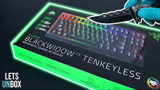 Razer Blackwidow v3 TKL ASMR Unboxing [upl. by Yk]