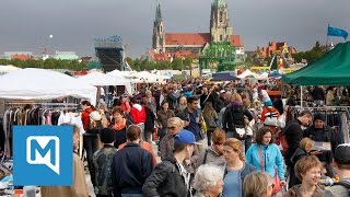 Bayerns größter Flohmarkt auf der Theresienwiese München [upl. by Parthenia]