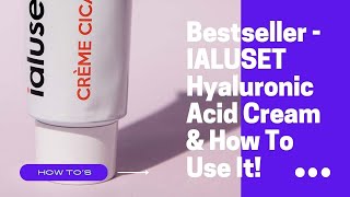 Transform your skincare game with Ialuset Hyaluronic Acid Cream frenchpharmacy [upl. by Eimorej461]