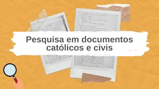 COMO PESQUISAR EM REGISTROS CATÓLICOS E CIVIS [upl. by Anela]