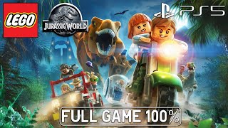 LEGO Jurassic World  Full Game 100 Longplay Walkthrough [upl. by Earehc]