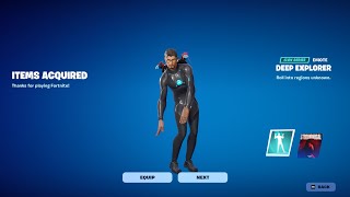 New Astronaut Ocean Bundle Fortnite item shop [upl. by Notgnirrac]