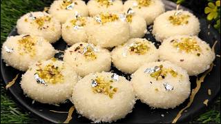 सिर्फ 1 गिलास दूध से 1 किलो मिठाई बनाने का तरीका देख हैरान हो जयेंगे  Coconut Sandesh SandeshSweet [upl. by Mac]