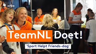 TeamNL Doet Ilse Kolkman en Tinka Offereins helpen bij Sport Helpt Friendsdag [upl. by Gnehc]