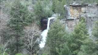 Piney Creek Falls from Overlooks [upl. by Prunella]