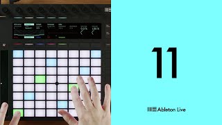 Ableton Live 11 Polyphonic aftertouch on Push [upl. by Ennaul931]