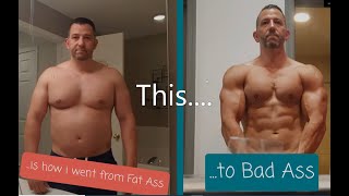 REAL MOTIVATION Amazing Natural body transformation in my 40s [upl. by Atnahsal708]