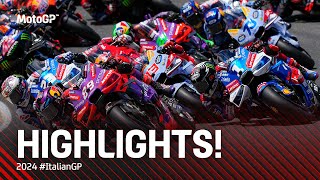 MotoGP™ Race Highlights 🔥  2024 ItalianGP [upl. by Ocirne]