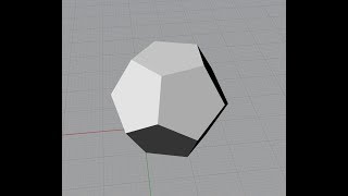 Rhino Activity01 正12面體 Dodecahedron 請開啟字幕 [upl. by Esereht]