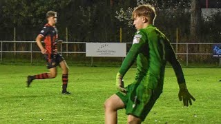 Sam White  Romsey Town goalkeeper vs Stockbridge [upl. by Aidnahs]