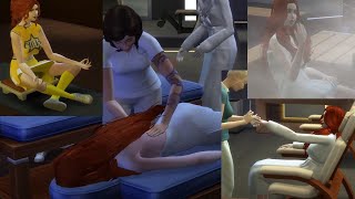 GOING TO THE SPA The Sims 4 [upl. by Nnyladnarb]