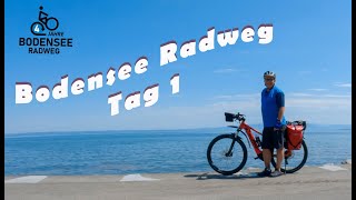 Bodensee Radweg Tag 1 Von Lindau nach Steckborn Jubiläumstour 2023 [upl. by Omsare]