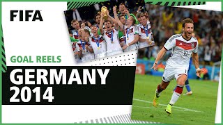 🇩🇪 All of Germanys 2014 World Cup Goals  Gotze Klose Muller amp more [upl. by Nolaf]