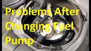 Common Problems After Changing Fuel Pump and How Fix Them [upl. by Foster]