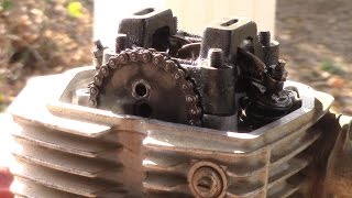 Honda XR80R Top End Tear Down  Finding Compression Leak [upl. by Laveen]