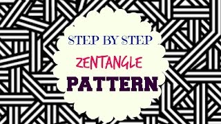 How to draw Zentangle Patterns  ♥ Step by Step Tutorial ♥ [upl. by Prem105]