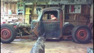 1946 ford 1 ton truck Rat Rod Build Video [upl. by Odirfliw]