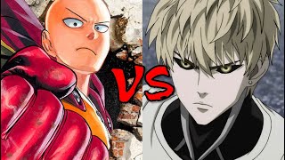 OnePunch Man  Saitama vs Genos Full Fight Manga [upl. by Walburga305]