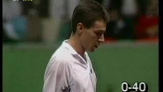 CarlUwe Steeb vs Mats Wilander Davis Cup final 1988 Sweden vs West Germany PART 6 [upl. by Whittemore346]