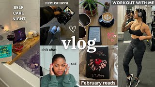 VLOG WORKOUTS W ME FEBS SPICY READS WHAT HAPPENED WITH ALPHALETE NEW CAMERA [upl. by Dragelin922]