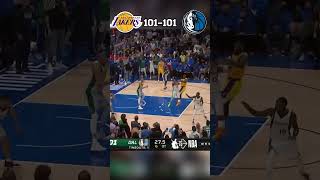 AUSTIN REAVES FOR THE WIN🔥Lakers vs Mavs wild ending 👀 nba basketball austinreaves lebronjames [upl. by Akiem]