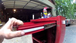 Snapon tool chest drawer removal How to [upl. by Eggett]