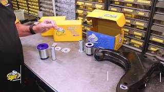 Getting a SuperPro 4x4 Control Arm Bushing Ready for Installation  How to Install [upl. by Ennaimaj]