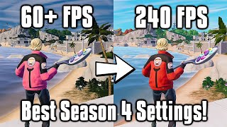 Fortnite Season 4 Settings Guide  FPS Boost Colorblind Modes amp More [upl. by Nadler]