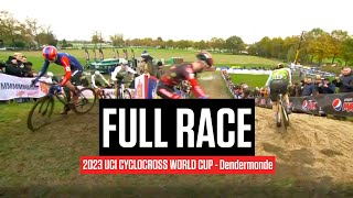 FULL RACE 2023 UCI Cyclocross World Cup Dendermonde [upl. by Accem]