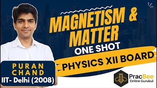 Magnetism and Matter Class 12 One Shot  Chapter 5  CBSE 2024  Puran Sir  IIT Delhi [upl. by Adnwahs]