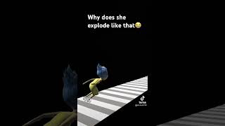 Why does she explode like that😭 youtube yt shorts youtubeshorts memes insideout2 insideout [upl. by Politi]