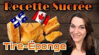 Recette Sucrerie quotTireÉpongequot QuébecCanada [upl. by Dnomse]