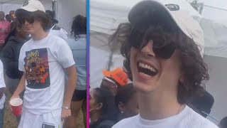 Timothée Chalamet Dances While Partying With Zendaya [upl. by Anivas]