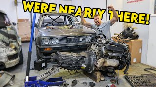 GREAT PROGRESS ON THE E30 [upl. by Minsk91]