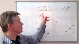 How to factorise algebra formulas  higher GCSE cross method [upl. by Aicel12]