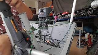 DIY outboard boat steering [upl. by Cain]