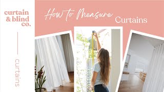 How to measure for curtains [upl. by Laeno]