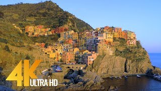 Fabulous Italy Cinque Terre in 4K  Town Life Documentary Film Part 4 [upl. by Kattie]