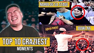 Top 10 Crazy Moments Sa FlipTop [upl. by Nnaes]