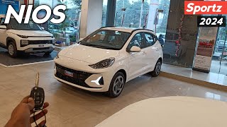 Hyundai Grand i10 Nios Sportz Variant 2024 😍 Hyundai Nios Reallife Review ❣️ [upl. by Nossah138]