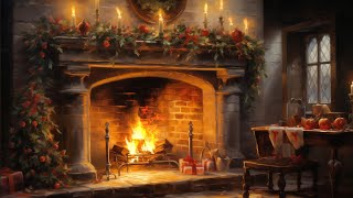 Beautiful Christmas Ambience🎄Relaxing Christmas Music🔥 Cozy Christmas Fireplace [upl. by Renell]