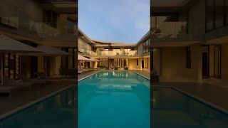 R60 million Steyn City poolside area 🤩 luxuryhomes sbearchitects [upl. by Earlie]