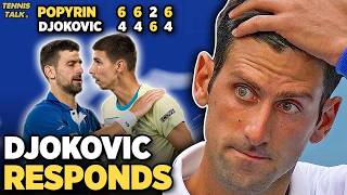 Djokovic Upset by Popyrin at US Open 2024  Tennis News [upl. by Allerie292]