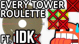 🟥EVERY TOWER ROULETTE BUT THERES ONLY INTENSE DIFFICULTY TOWERS ZONE 9 IS STILL FAKE🟥 [upl. by Aket]