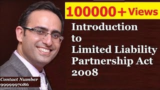 Limited Liability Partnership Act 2008  CA CS CMA LLb [upl. by Nwahsiek]