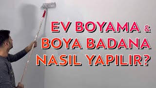 Ev Boyama amp Boya Badana Nasıl Yapılır  Profesyonel Boya [upl. by Lesirg]