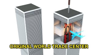 Inside Twin Towers Structure and the 911 Attack  Original World Trade Center [upl. by Nniw42]