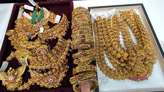 Chickpet Bangalore Pure 916 Hallmark Gold Jewellery ManufacturersTempleampBridal JewelleryShopping [upl. by Gillead]