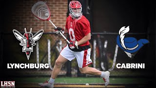 Lynchburg Hornets vs Cabrini University Cavalier Mens Lacrosse [upl. by Collbaith]